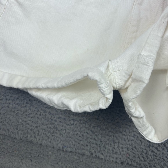 Princess Polly Overalls Shortalls Bibs White Shorts Adjustable Summer Size 4 - Picture 5 of 9